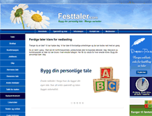 Tablet Screenshot of festtaler.com